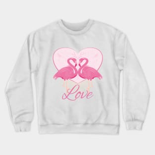 Flamingo Love Crewneck Sweatshirt